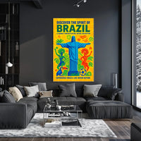 Discover the Spirit of Brazil Poster