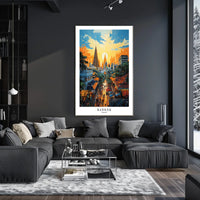Bangkok A Vibrant Cityscape Poster