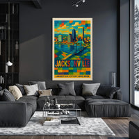 Jacksonville Largest U.S. City by Land Area Poster