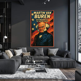 Martin Van Buren Eighth President Poster Wall Art Decor