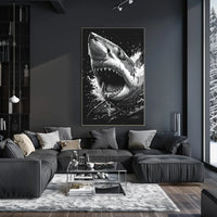 The Ferocious Shark Poster