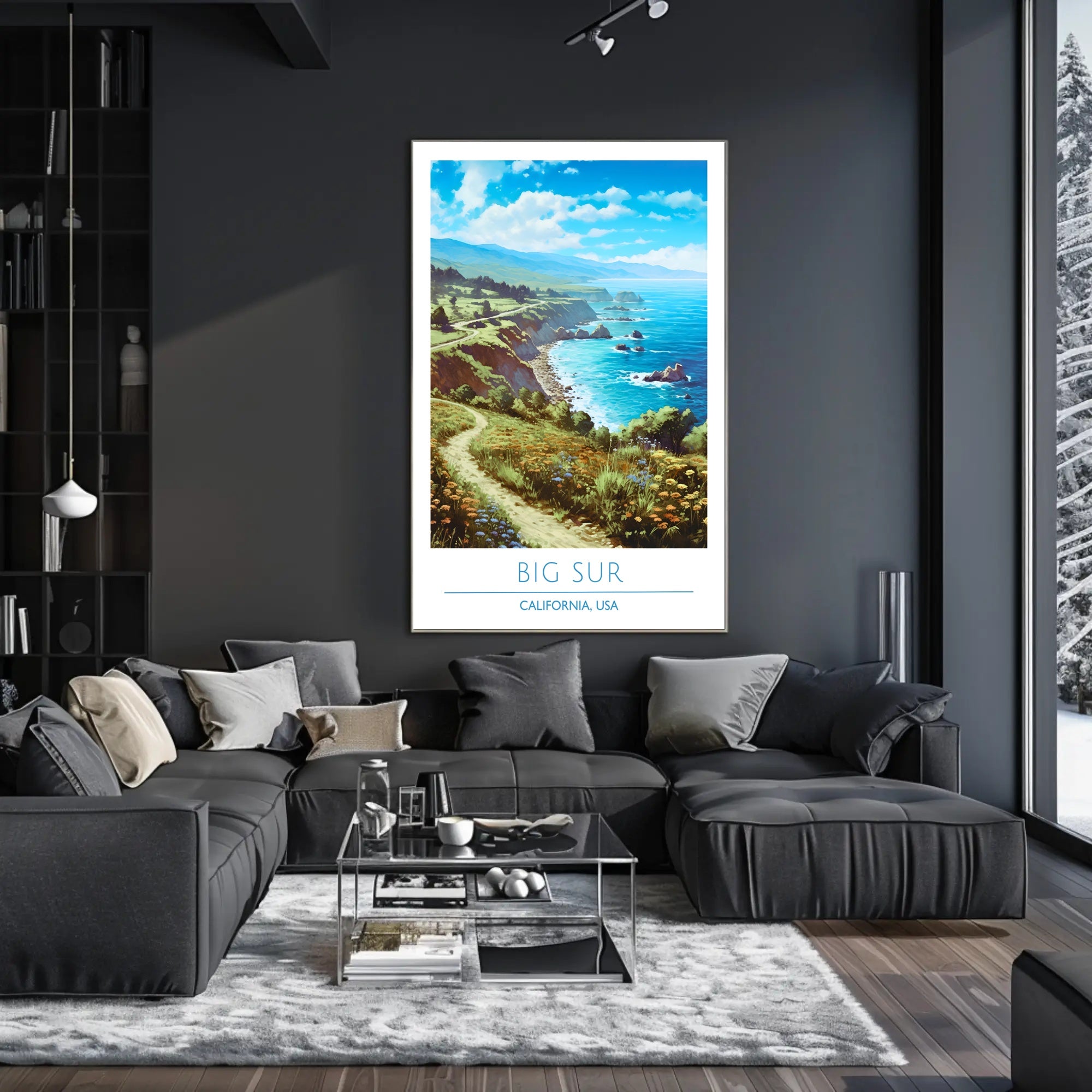 Scenic Big Sur Poster