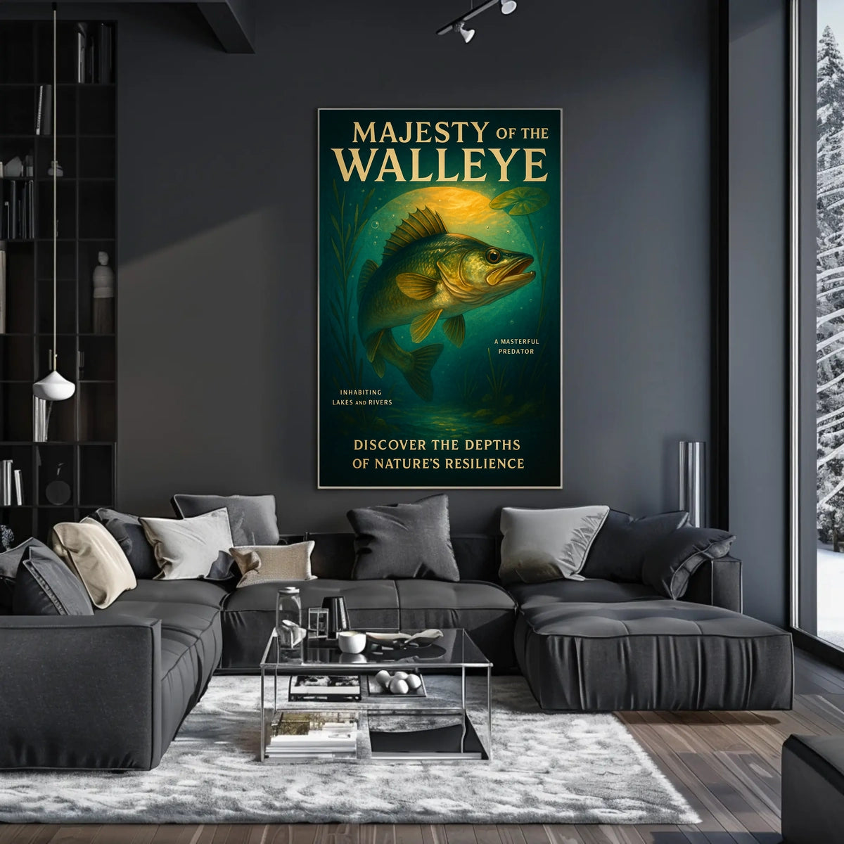 Majesty Of The Walleye Poster