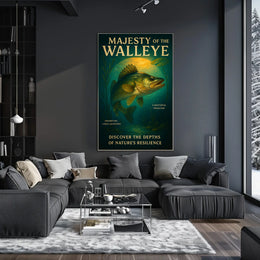 Majesty Of The Walleye Poster