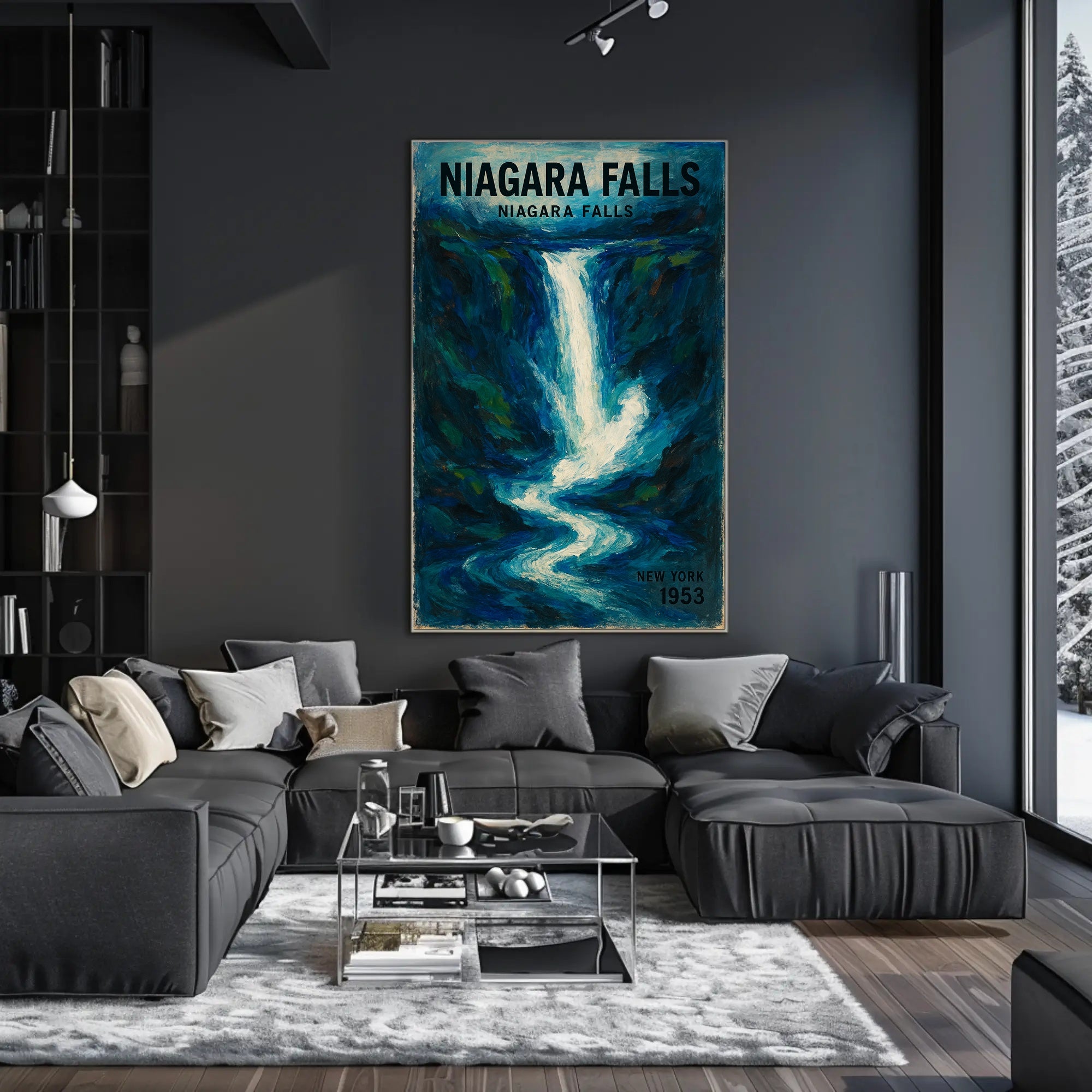Niagara Falls Vintage Travel Art - Travel Poster