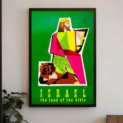 Israel – The Land of the Bible (1955) Vintage Travel Poster