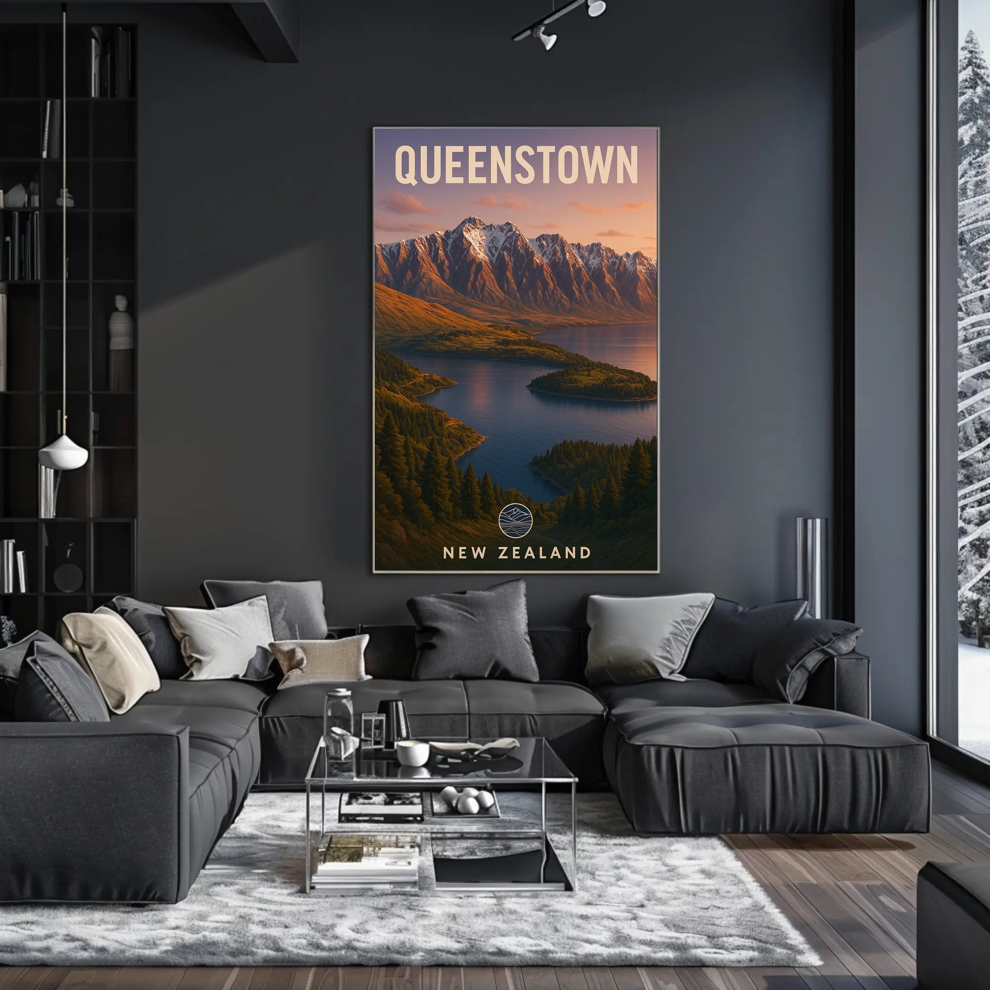 Queenstown, New Zealand Poster PosterGoat