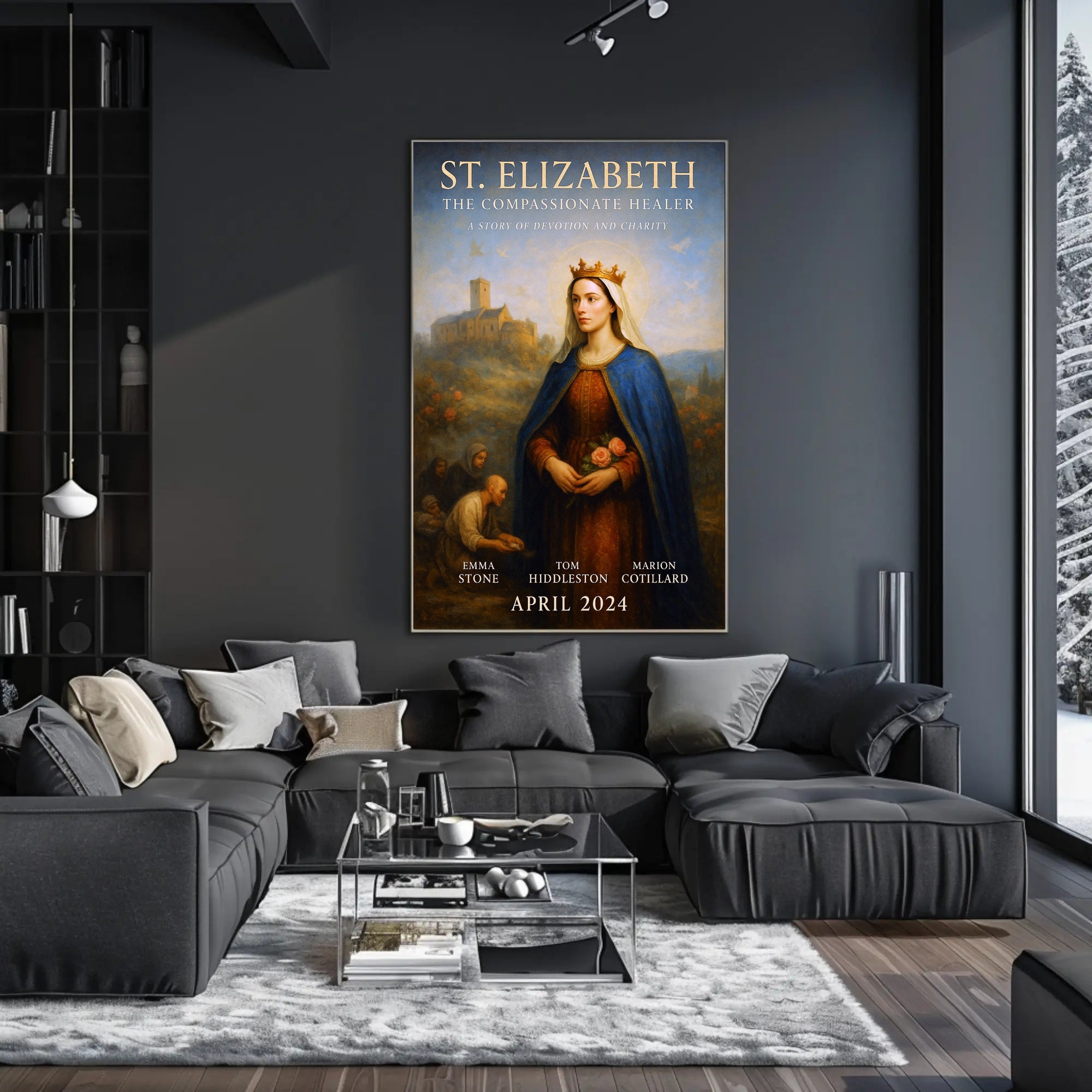 St. Elizabeth The Compassionate Healer Poster PosterGoat
