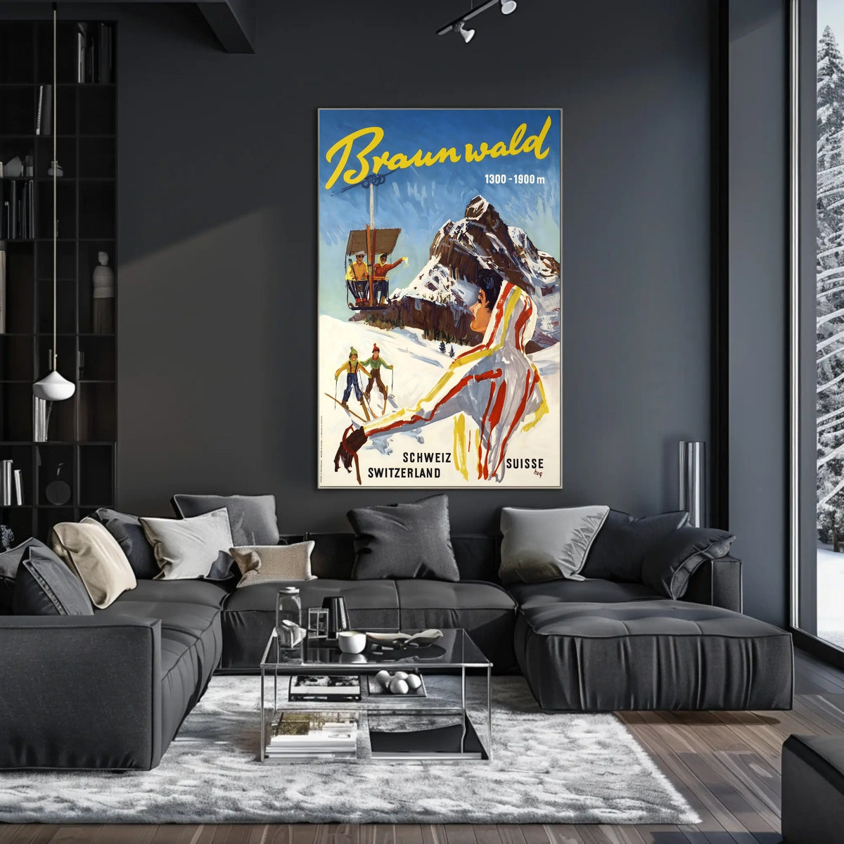 Braunwald Winter Wonderland Poster