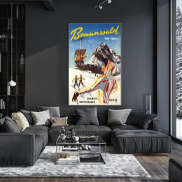 Braunwald Winter Wonderland Poster