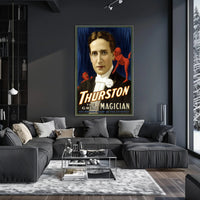 Thurston The Great Magician Vintage Entertainment Poster