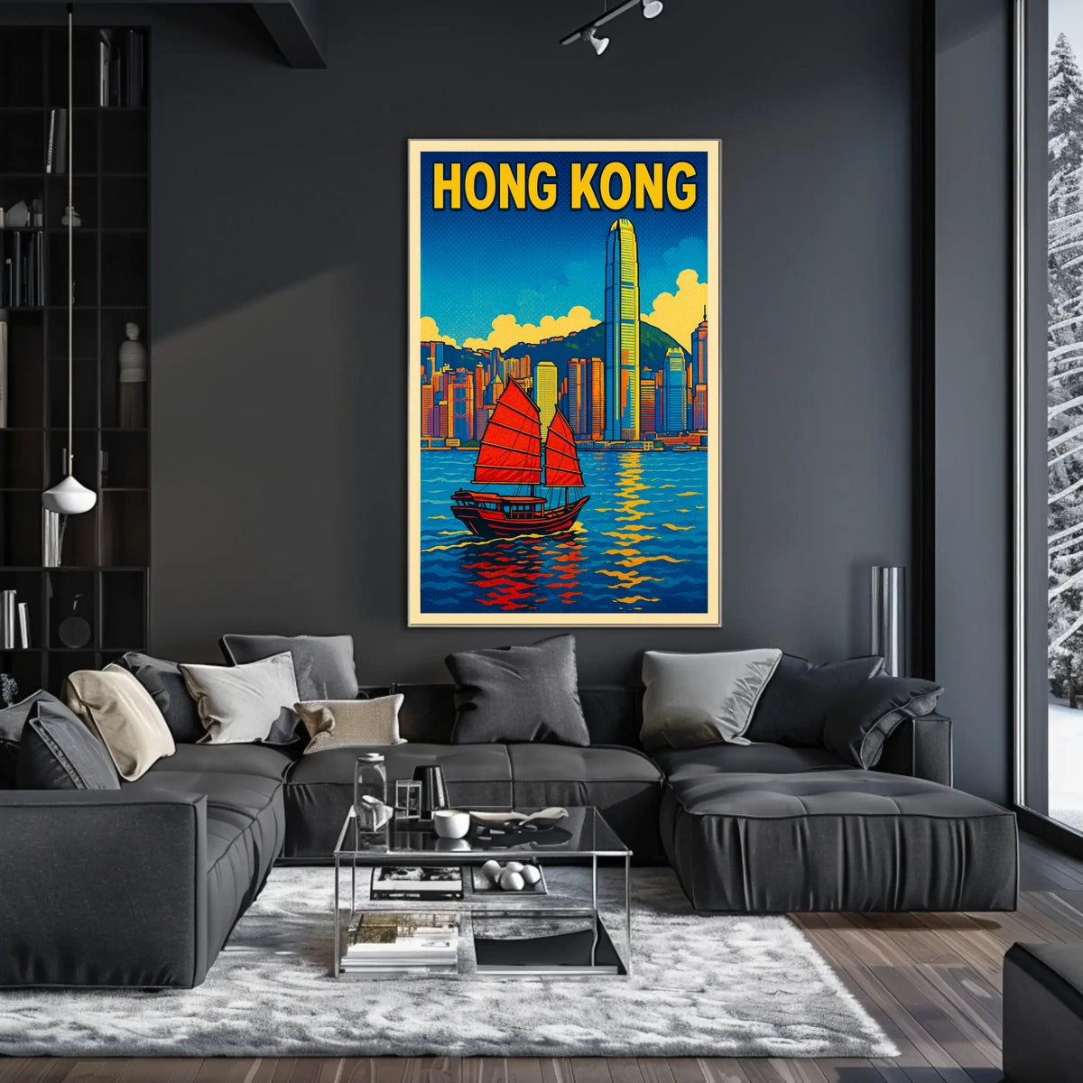 Hong Kong Skyline Poster