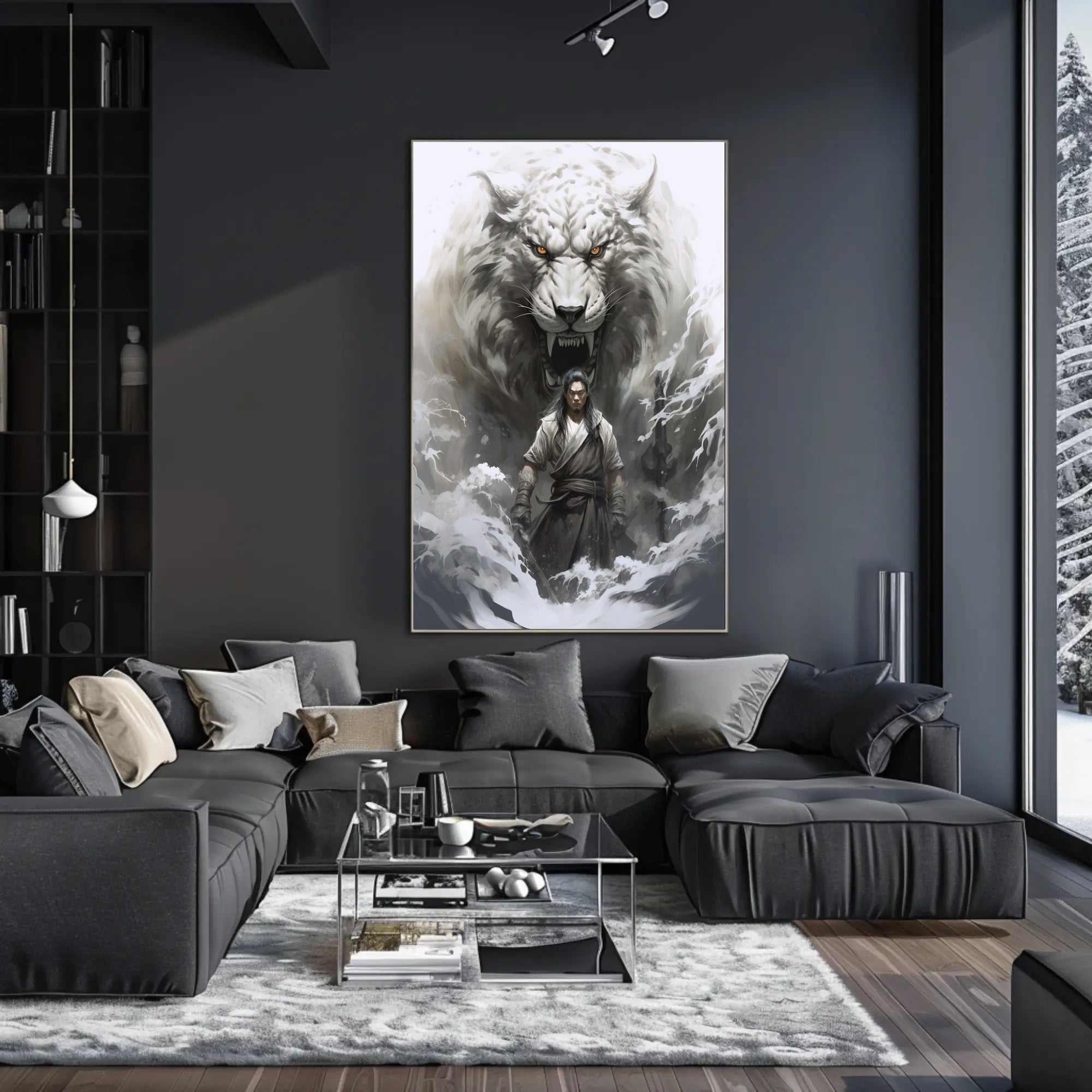 Warrior And The White Tiger Poster