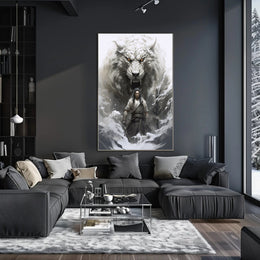 Warrior And The White Tiger Poster
