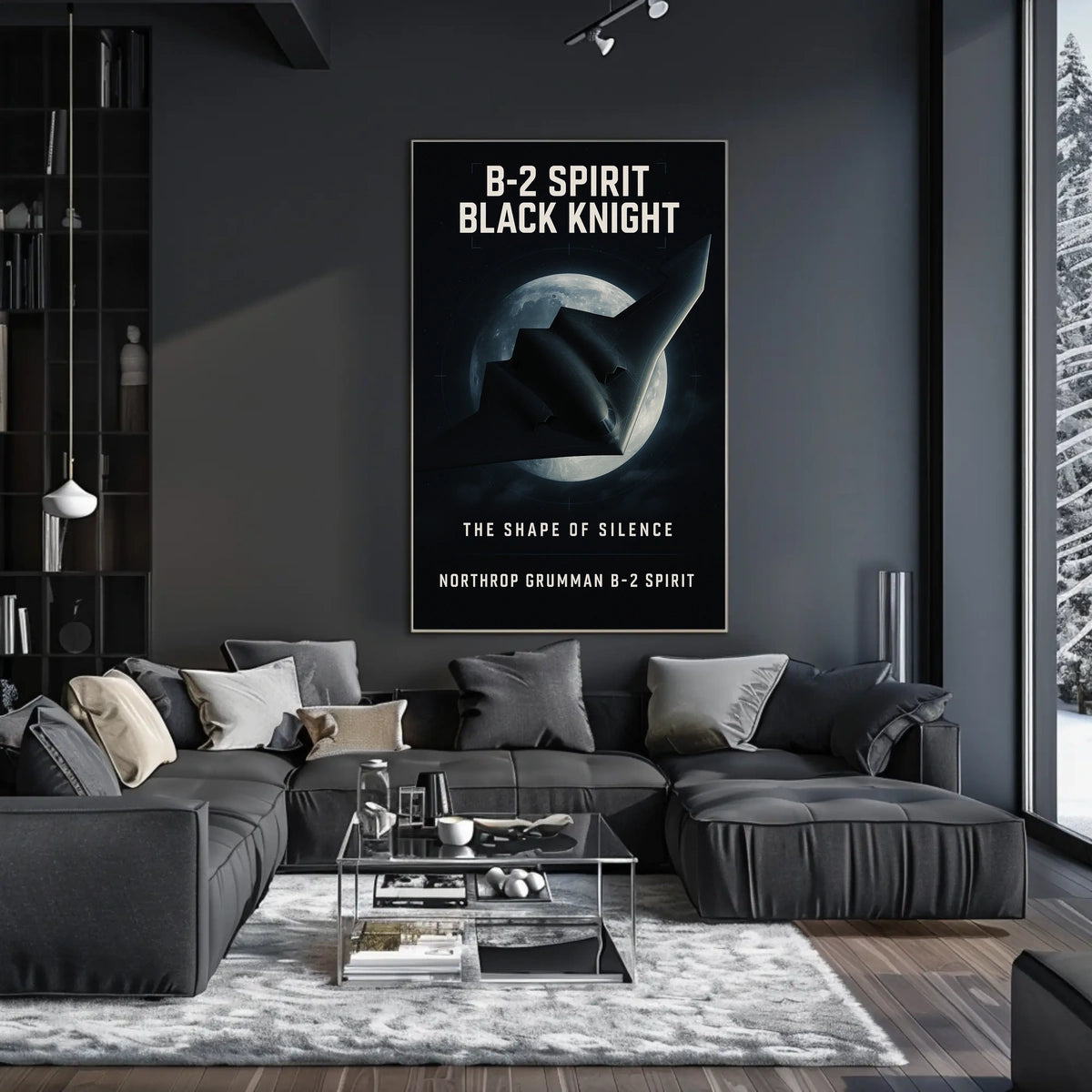 B-2 Spirit Black Knight Poster
