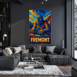Fremont Mosaic Art Poster