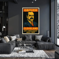 Grover Cleveland 24th President Poster