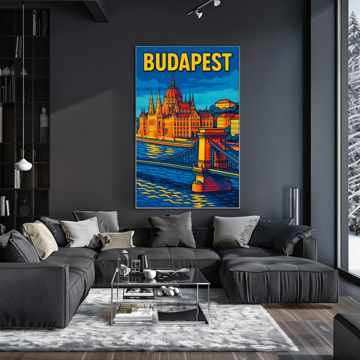 Budapest A Vibrant Cityscape Poster