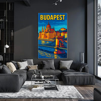 Budapest A Vibrant Cityscape Poster