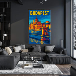 Budapest A Vibrant Cityscape Poster