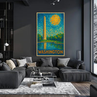 Washington Monument Mosaic Poster