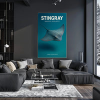 Stingray Graceful & Majestic Poster PosterGoat