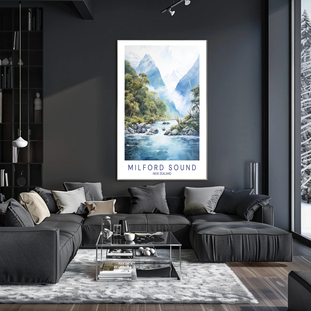 Milford Sound New Zealand Poster