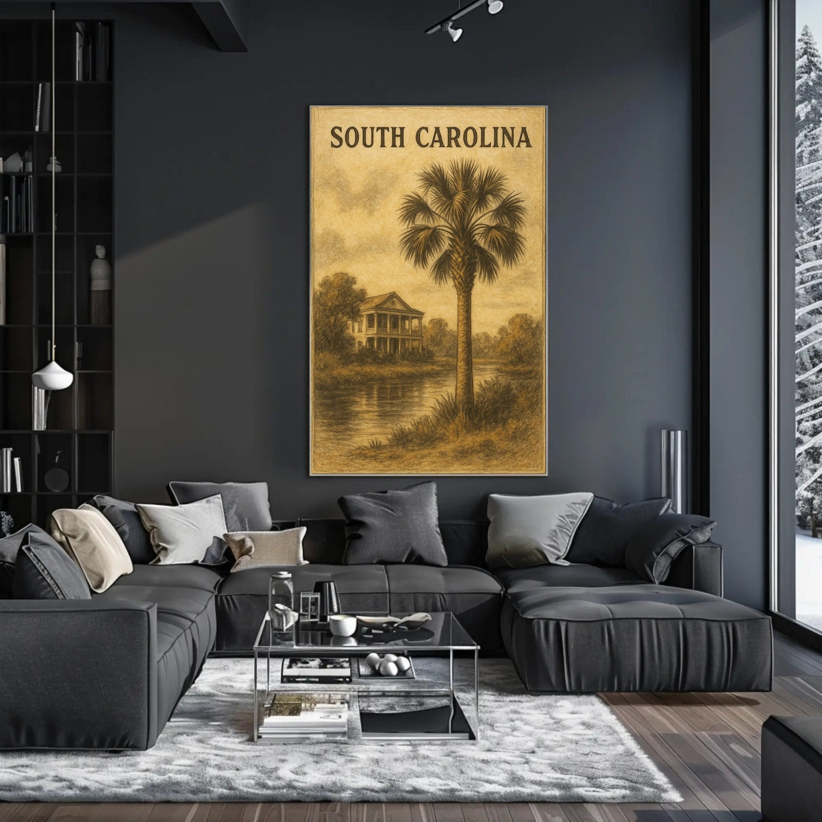South Carolina Serenity Coastal Charm Decor Lovers Poster
