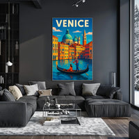 Venice A Vibrant Cityscape Poster
