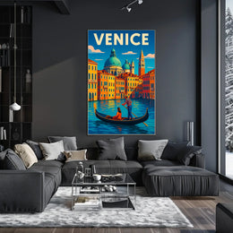 Venice A Vibrant Cityscape Poster