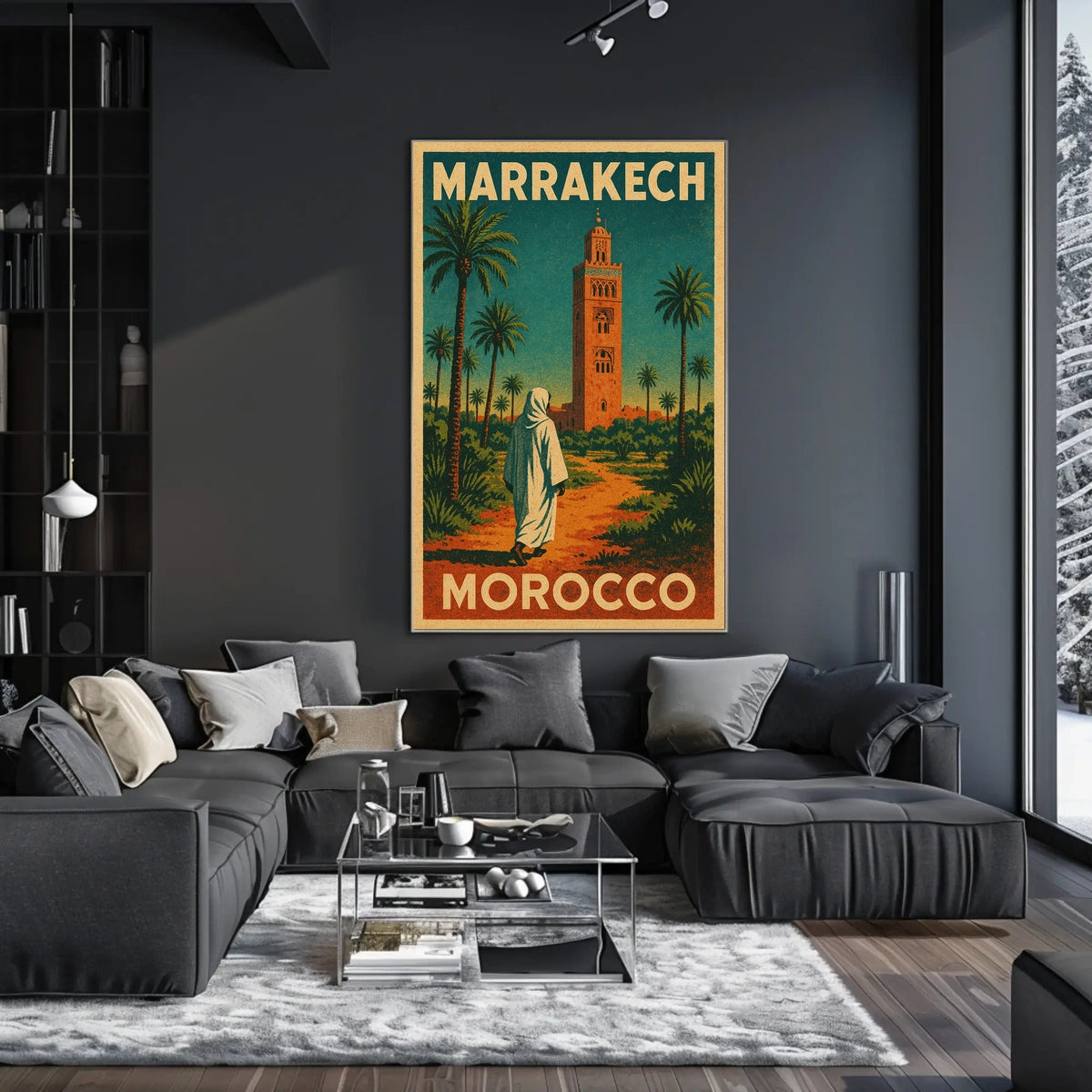 Marrakech Travel Poster