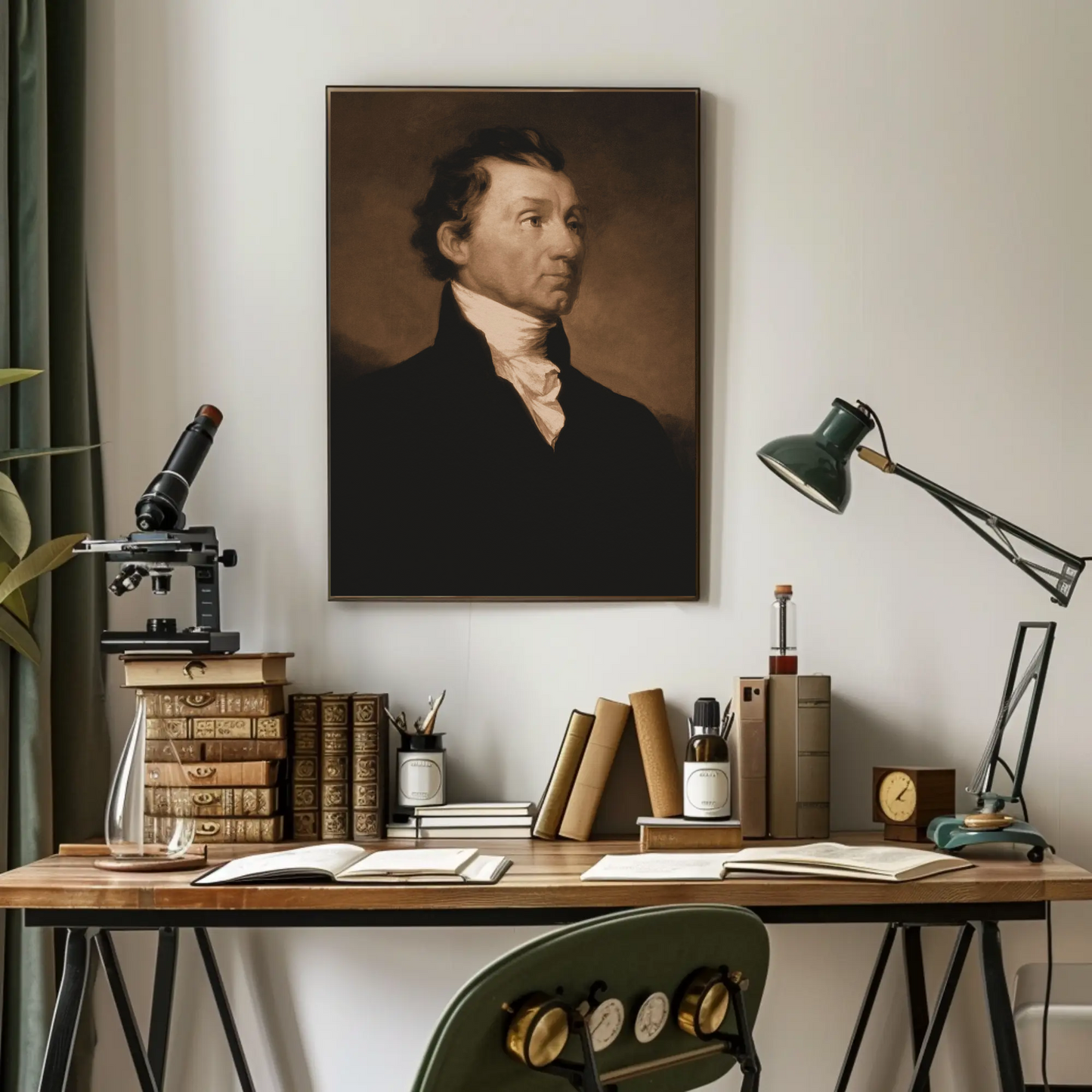 James Monroe 5th President Sepia Photo
