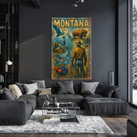 Montana Wilderness Adventure Poster
