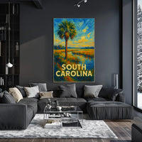 South Carolina Landscape Poster