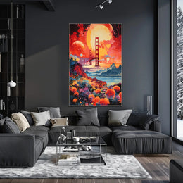 Dreamscape Of The Golden Gate Poster