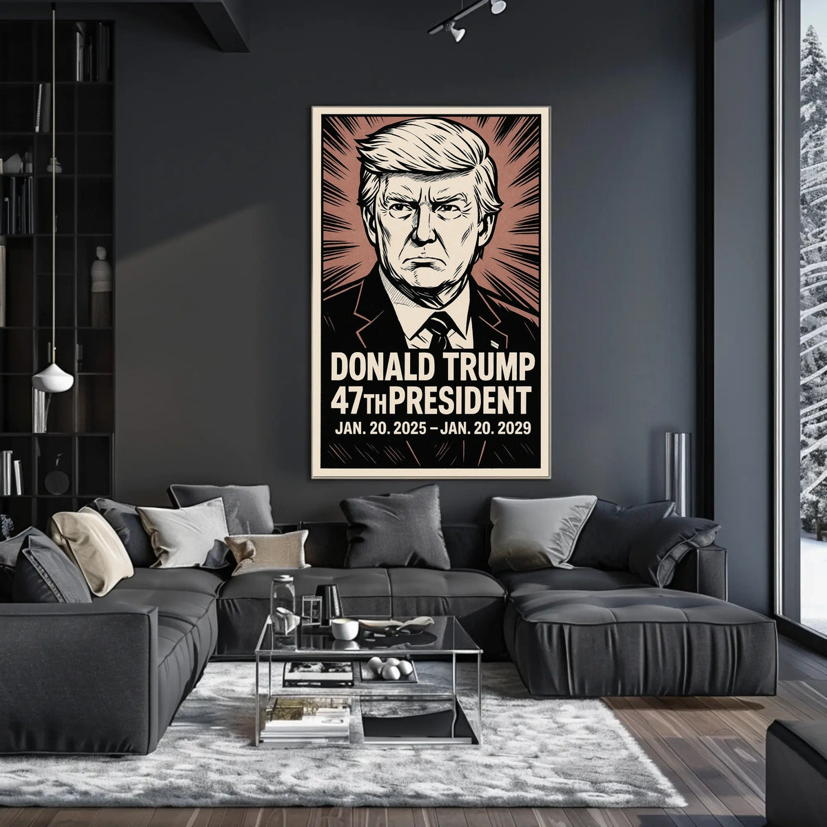 Donald Trump 47th President Poster