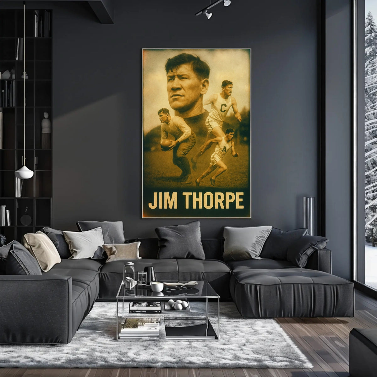 Jim Thorpe Legendary Athlete Poster
