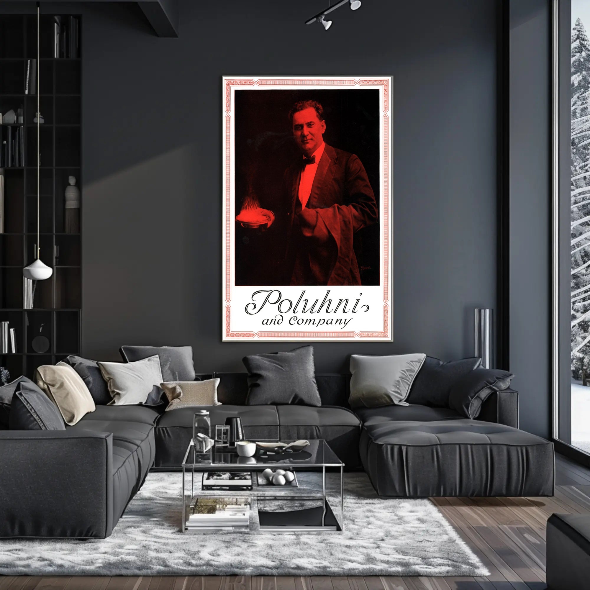 Vintage Magician Illusionist Performance Poster: Cultural or Heritage Poster