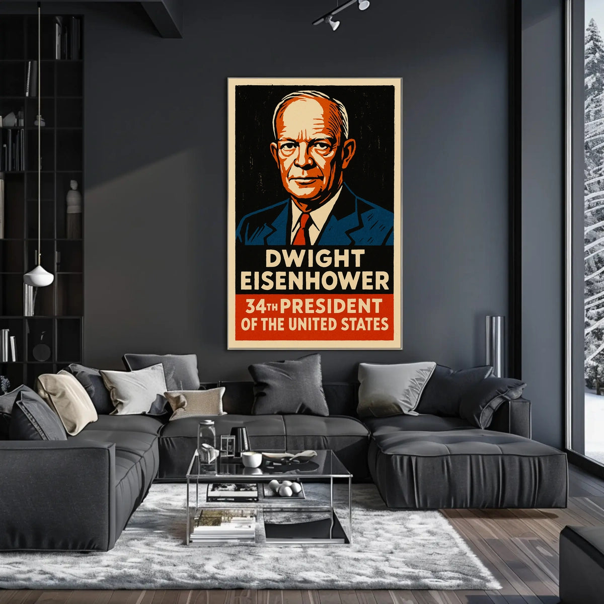 Dwight Eisenhower 34th President Poster