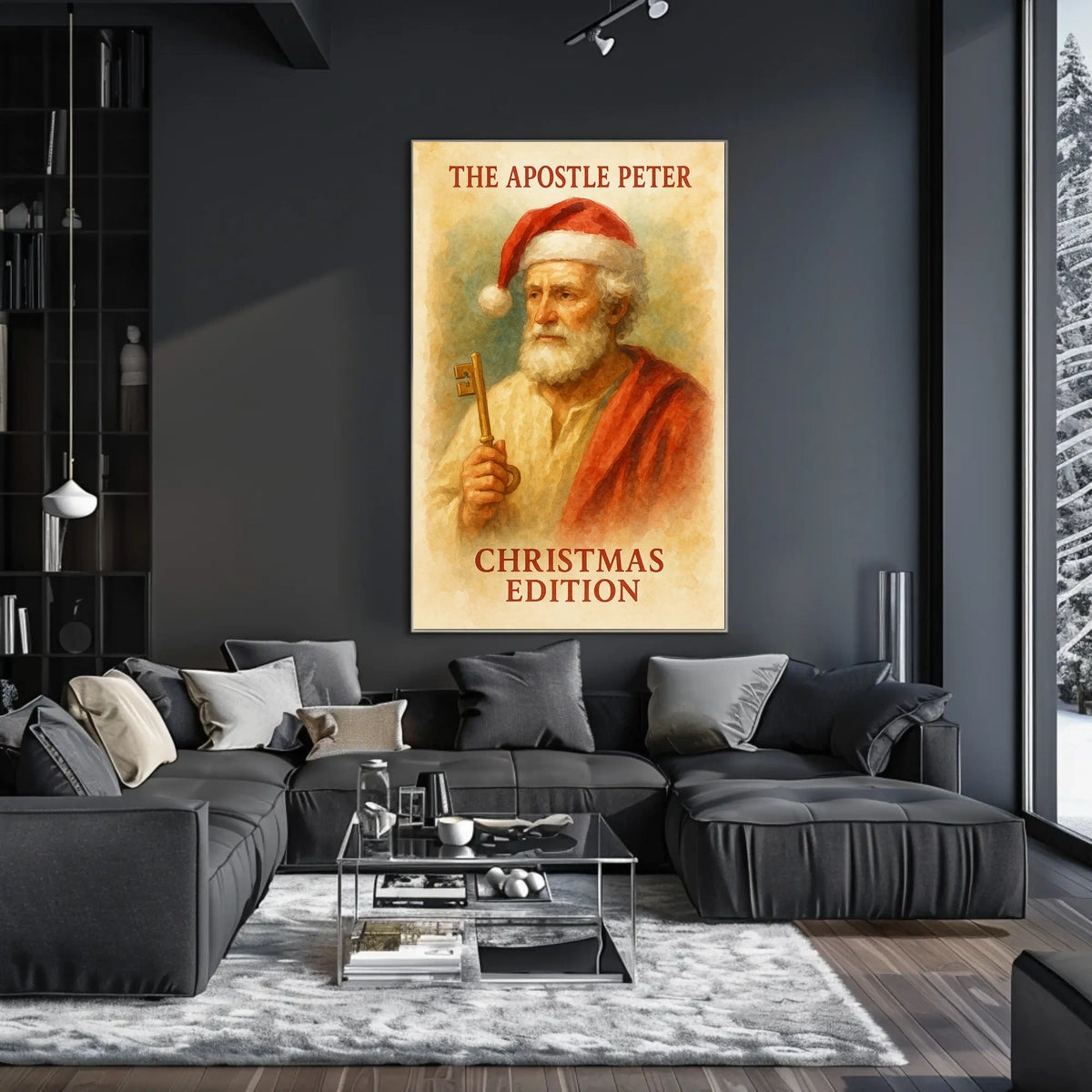 Saint Peter Christmas Artistic Pop Culture Poster