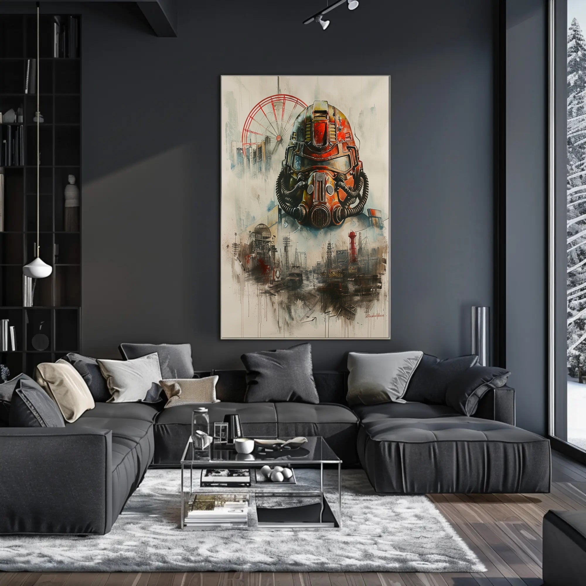 Post-Apocalyptic Visions Poster PosterGoat