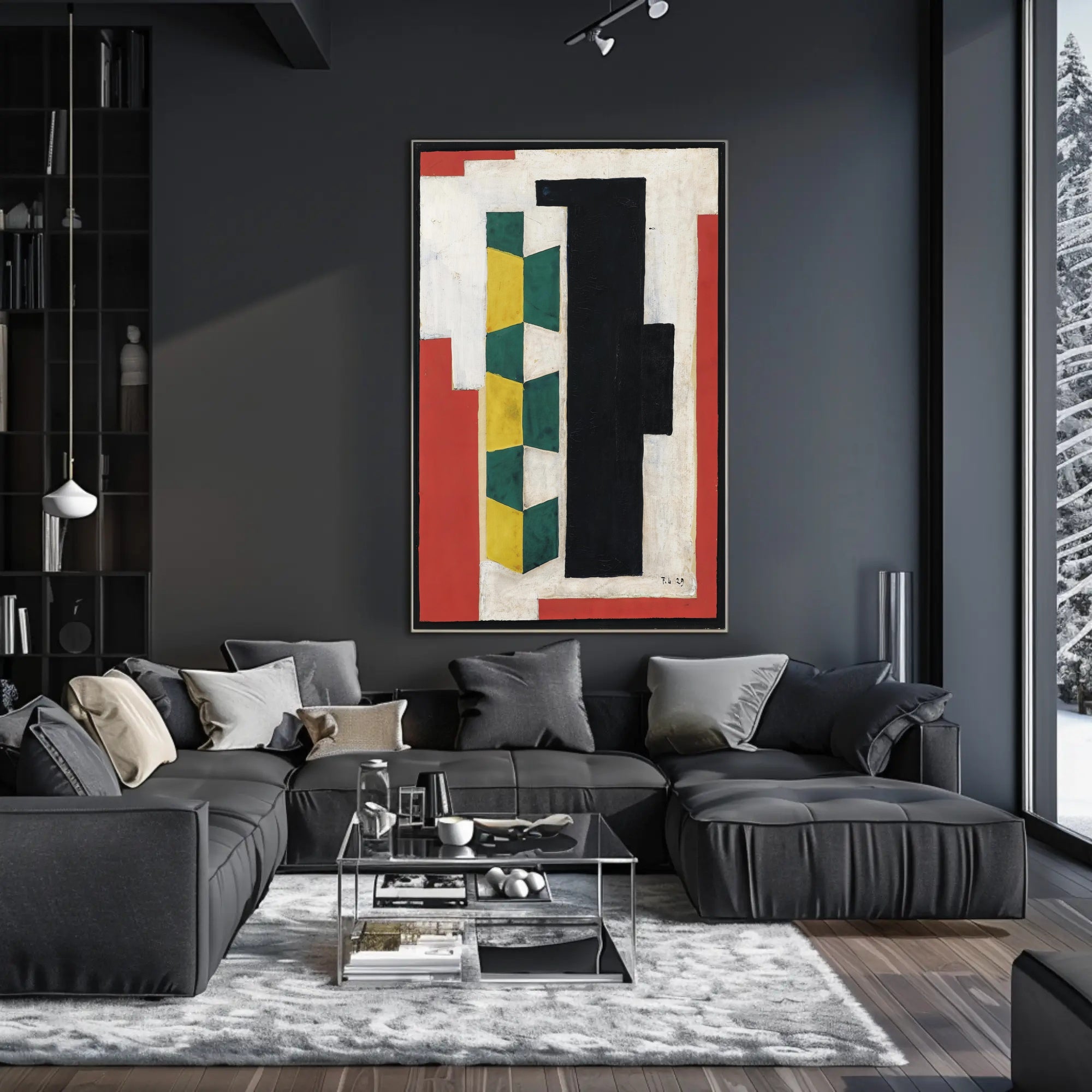 Geometric Abstraction Poster