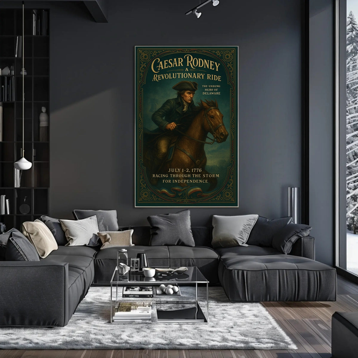 Caesar Rodney A Revolutionary Ride Poster