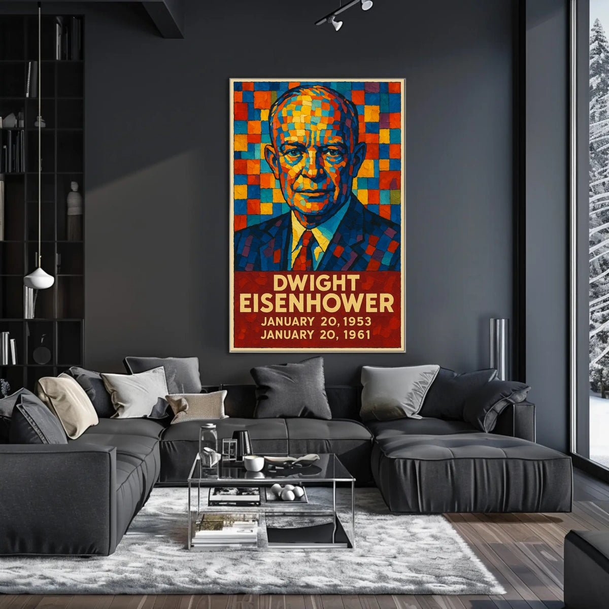 Dwight Eisenhower Presidential Tenure Poster