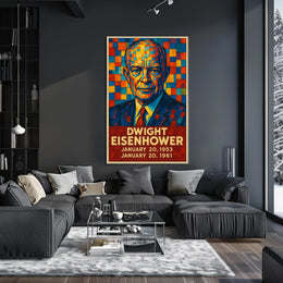 Dwight Eisenhower Presidential Tenure Poster