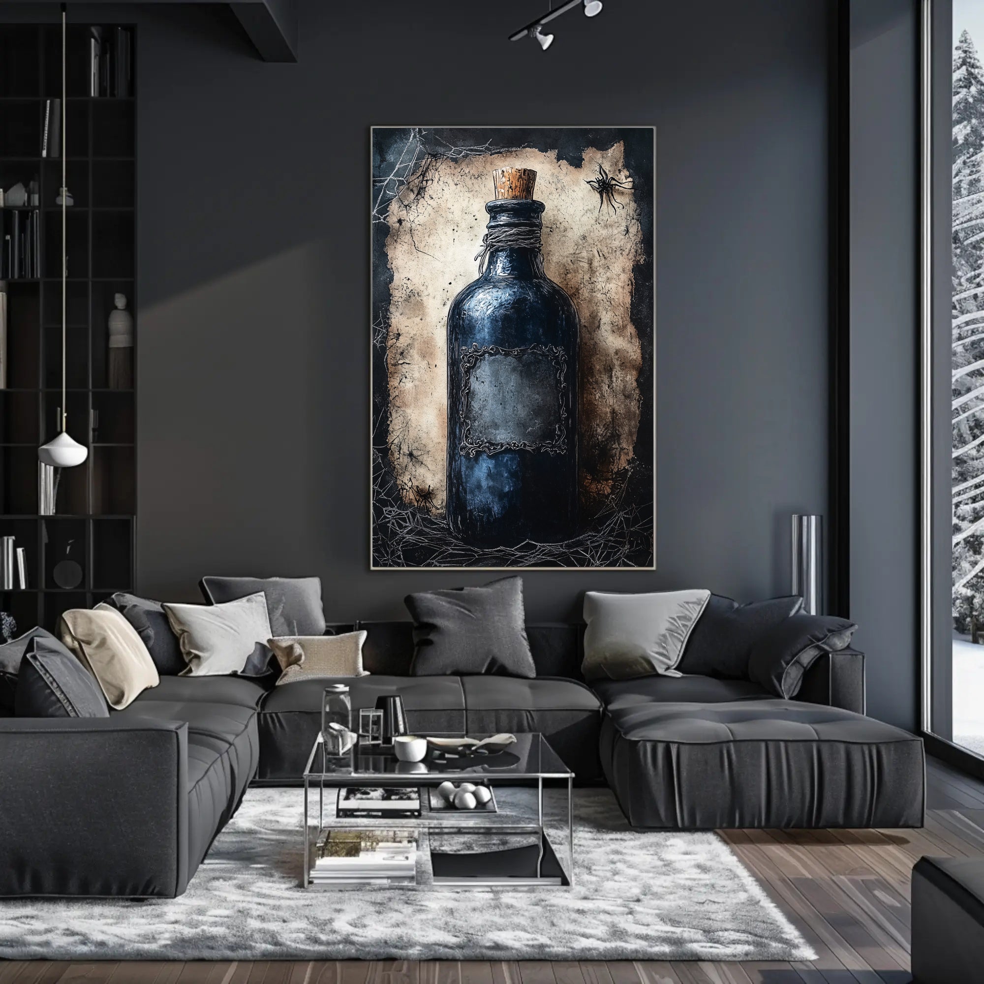 Mysterious Potion Bottle Poster