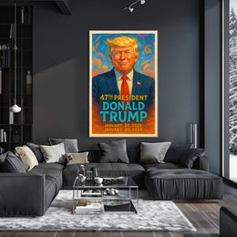 Trump Vision Triumph Patriotic Pop Art Poster