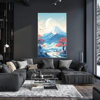 Tranquil Mountain Landscape Poster