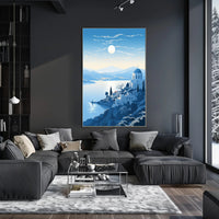 Tranquil Mediterranean Landscape Poster PosterGoat