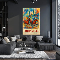 Louisville Birthplace of the Kentucky Derby Poster
